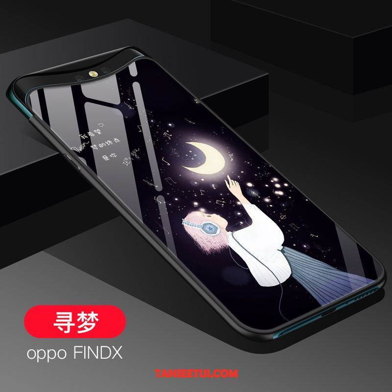 Etui Oppo Find X Nowy Silikonowe Kreatywne, Futerał Oppo Find X All Inclusive Czerwony Netto Tendencja