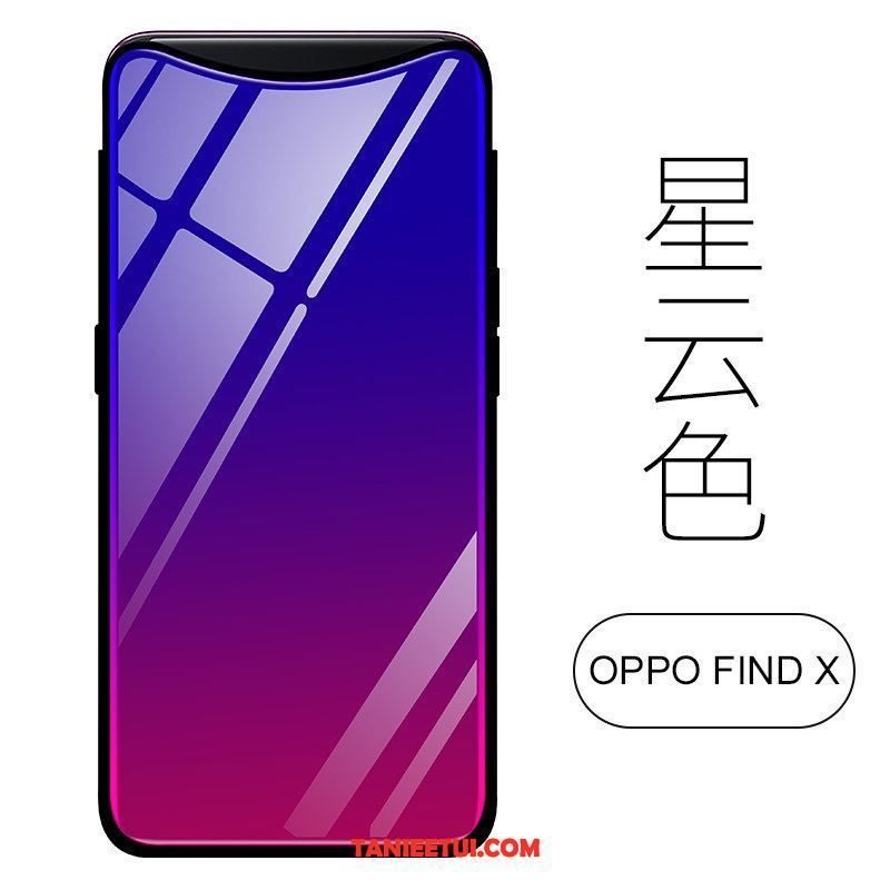 Etui Oppo Find X Silikonowe Szkło All Inclusive, Pokrowce Oppo Find X Tendencja Kreatywne Nowy