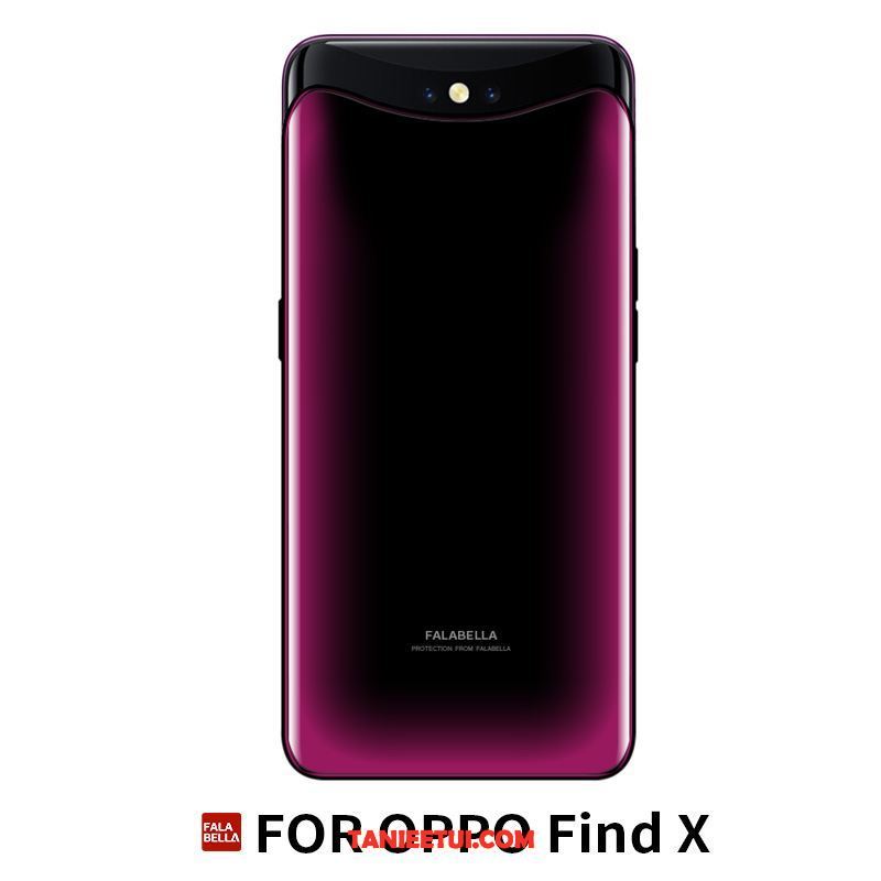 Etui Oppo Find X Skórzany Futerał Telefon Komórkowy Osobowość, Futerał Oppo Find X Anti-fall All Inclusive Ciemno Niebieski