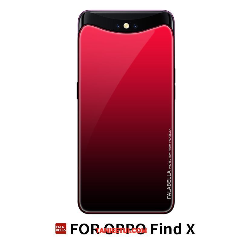 Etui Oppo Find X Skórzany Futerał Telefon Komórkowy Osobowość, Futerał Oppo Find X Anti-fall All Inclusive Ciemno Niebieski