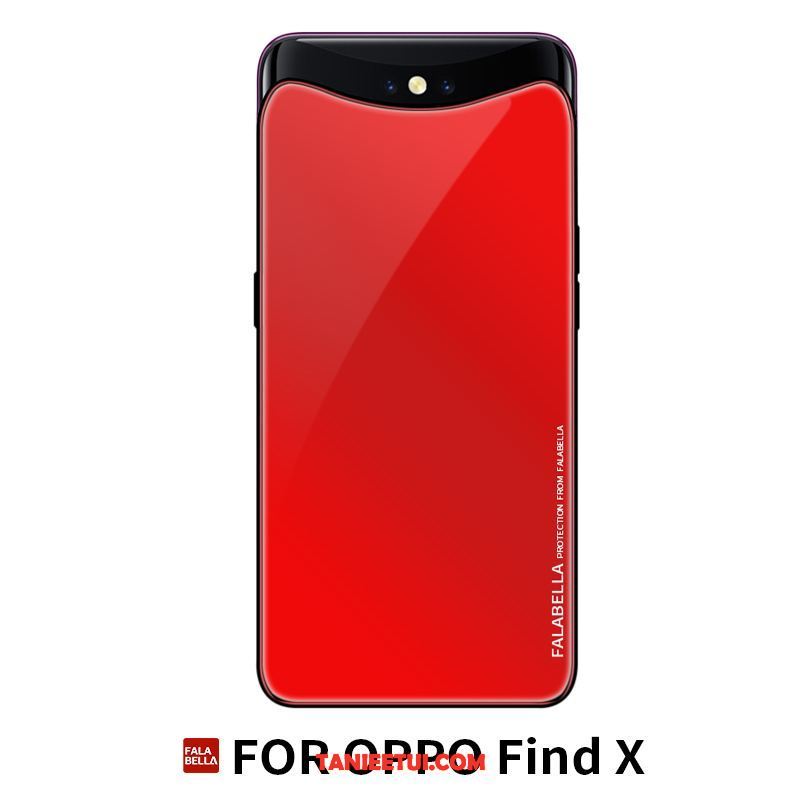 Etui Oppo Find X Skórzany Futerał Telefon Komórkowy Osobowość, Futerał Oppo Find X Anti-fall All Inclusive Ciemno Niebieski