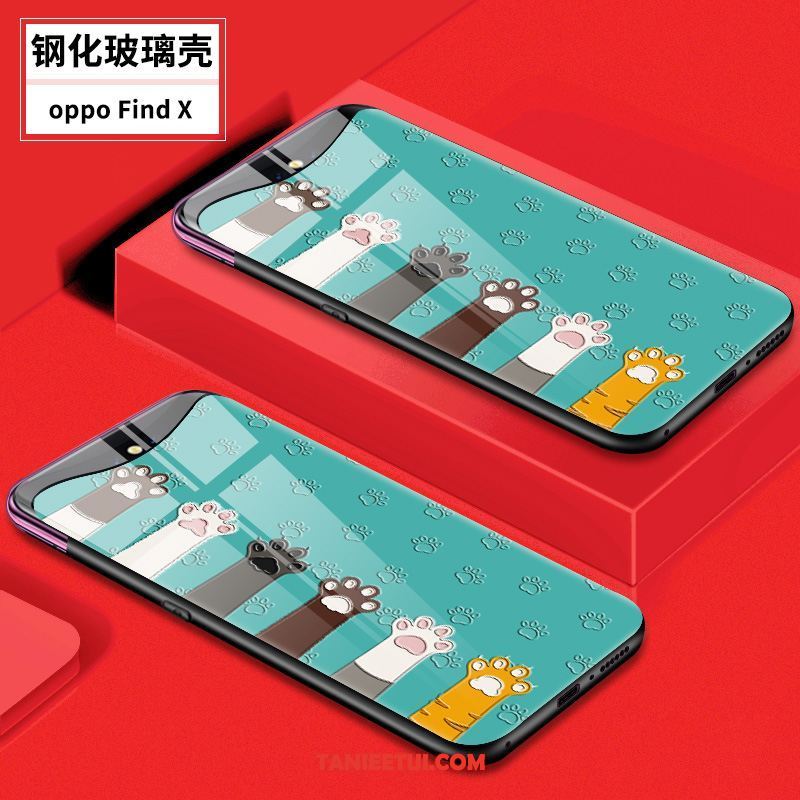 Etui Oppo Find X Telefon Komórkowy Ochraniacz All Inclusive, Obudowa Oppo Find X Tendencja Niebieski Osobowość