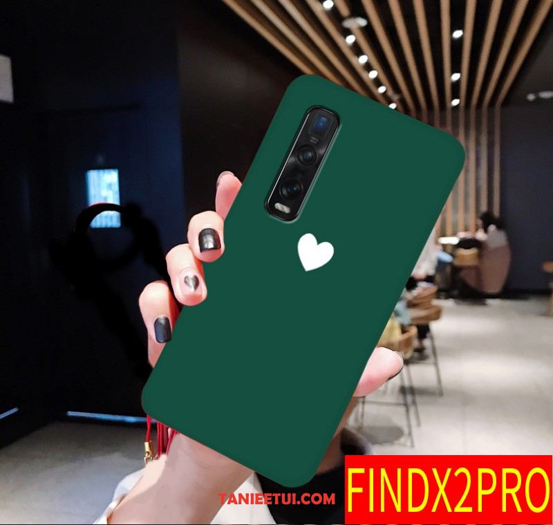 Etui Oppo Find X2 Pro All Inclusive Miękki Kreatywne, Pokrowce Oppo Find X2 Pro Piękny Czerwony Netto Cienkie