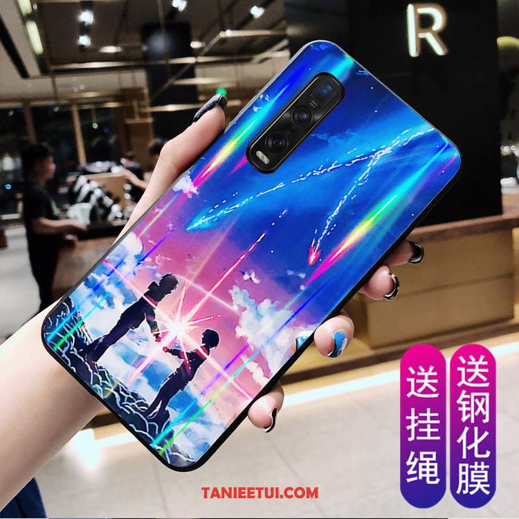 Etui Oppo Find X2 Pro Modna Marka Silikonowe Zakochani, Obudowa Oppo Find X2 Pro Ochraniacz Czerwony Netto Anti-fall