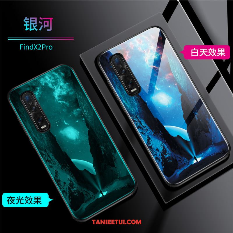 Etui Oppo Find X2 Pro Świecące Nubuku Silikonowe, Obudowa Oppo Find X2 Pro Anti-fall Miękki Telefon Komórkowy