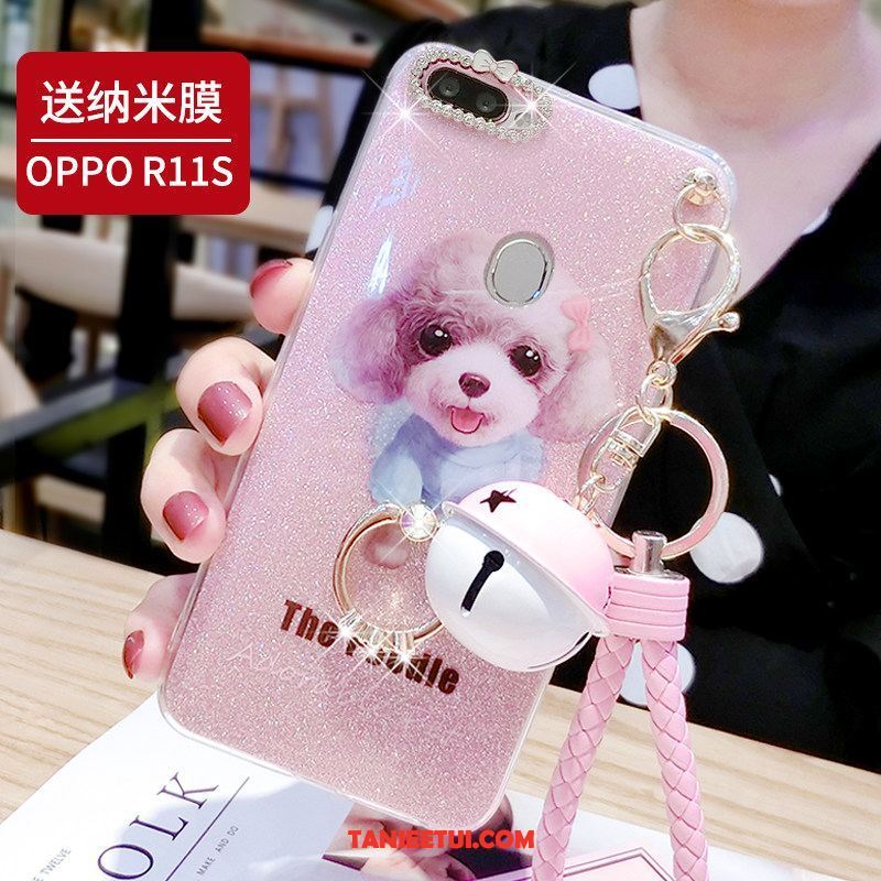 Etui Oppo R11s Anti-fall Różowe Silikonowe Etui, Pokrowce Oppo R11s Czerwony Netto Mały Tendencja