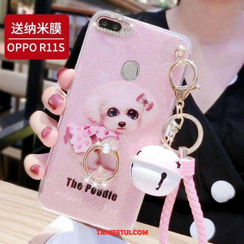 Etui Oppo R11s Anti-fall Różowe Silikonowe Etui, Pokrowce Oppo R11s Czerwony Netto Mały Tendencja