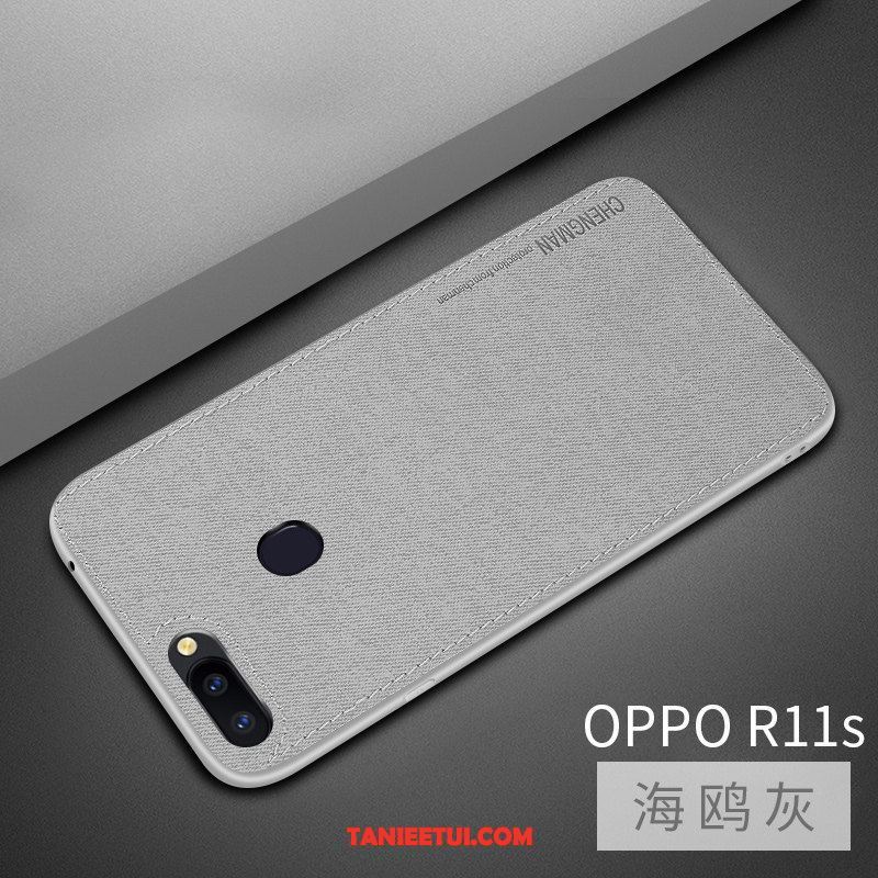 Etui Oppo R11s Anti-fall Żółty Silikonowe, Futerał Oppo R11s Ochraniacz Wzór Magnetyzm