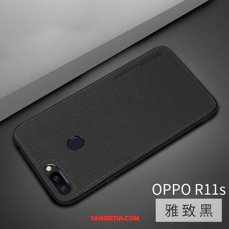 Etui Oppo R11s Anti-fall Żółty Silikonowe, Futerał Oppo R11s Ochraniacz Wzór Magnetyzm