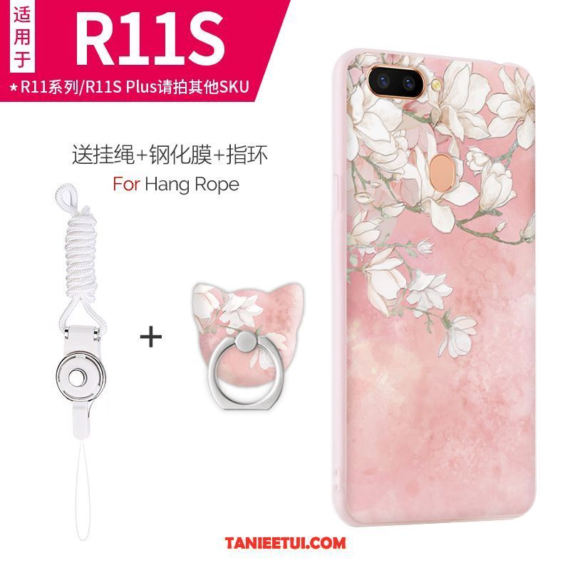 Etui Oppo R11s Cienkie All Inclusive Miękki, Pokrowce Oppo R11s Purpurowy Telefon Komórkowy Nubuku