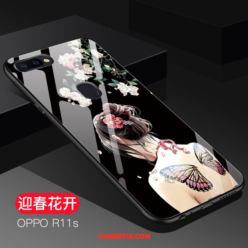 Etui Oppo R11s Niebieski Chłodna Miękki, Obudowa Oppo R11s Tendencja Telefon Komórkowy Szkło