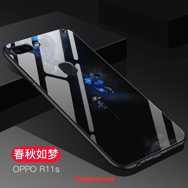 Etui Oppo R11s Niebieski Chłodna Miękki, Obudowa Oppo R11s Tendencja Telefon Komórkowy Szkło