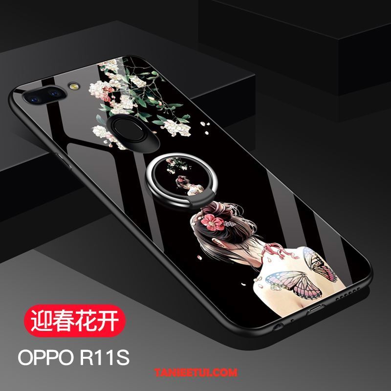 Etui Oppo R11s Ochraniacz Telefon Komórkowy Ciemno Niebieski, Obudowa Oppo R11s Silikonowe Szkło Miękki