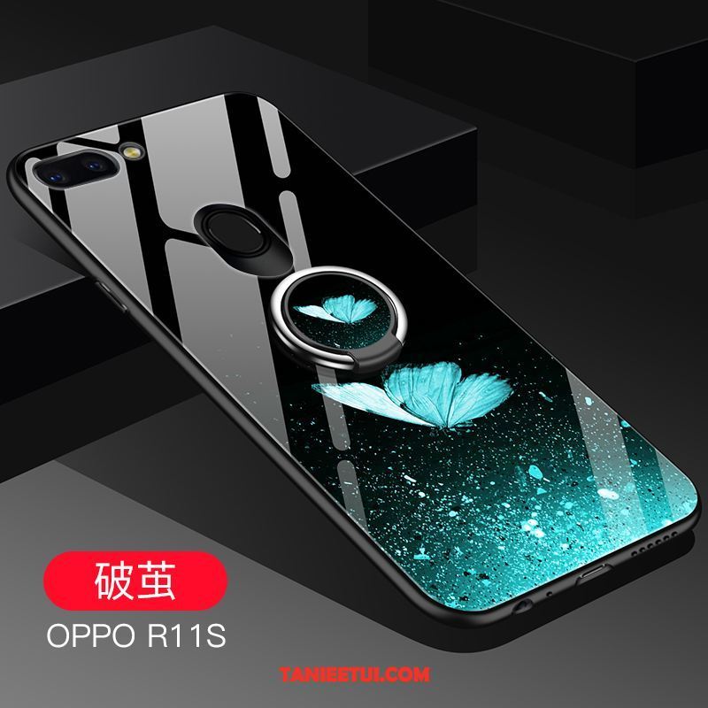 Etui Oppo R11s Ochraniacz Telefon Komórkowy Ciemno Niebieski, Obudowa Oppo R11s Silikonowe Szkło Miękki