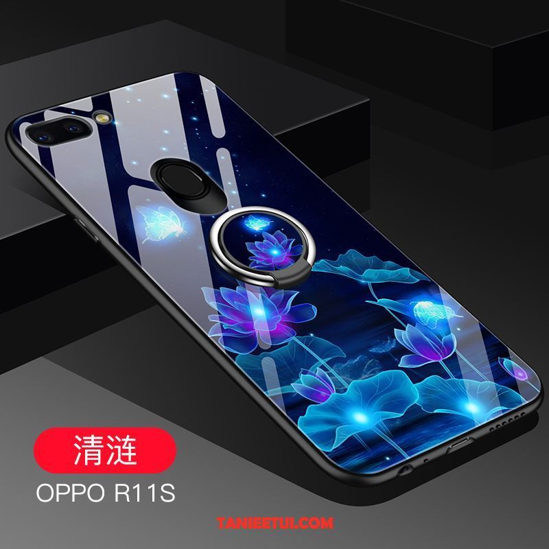 Etui Oppo R11s Ochraniacz Telefon Komórkowy Ciemno Niebieski, Obudowa Oppo R11s Silikonowe Szkło Miękki