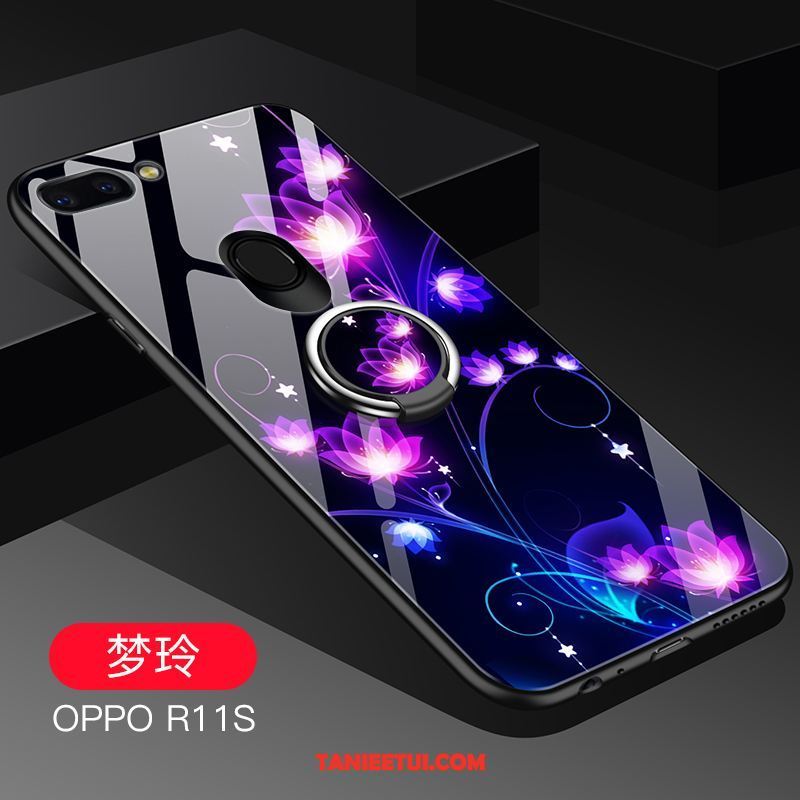 Etui Oppo R11s Ochraniacz Telefon Komórkowy Ciemno Niebieski, Obudowa Oppo R11s Silikonowe Szkło Miękki