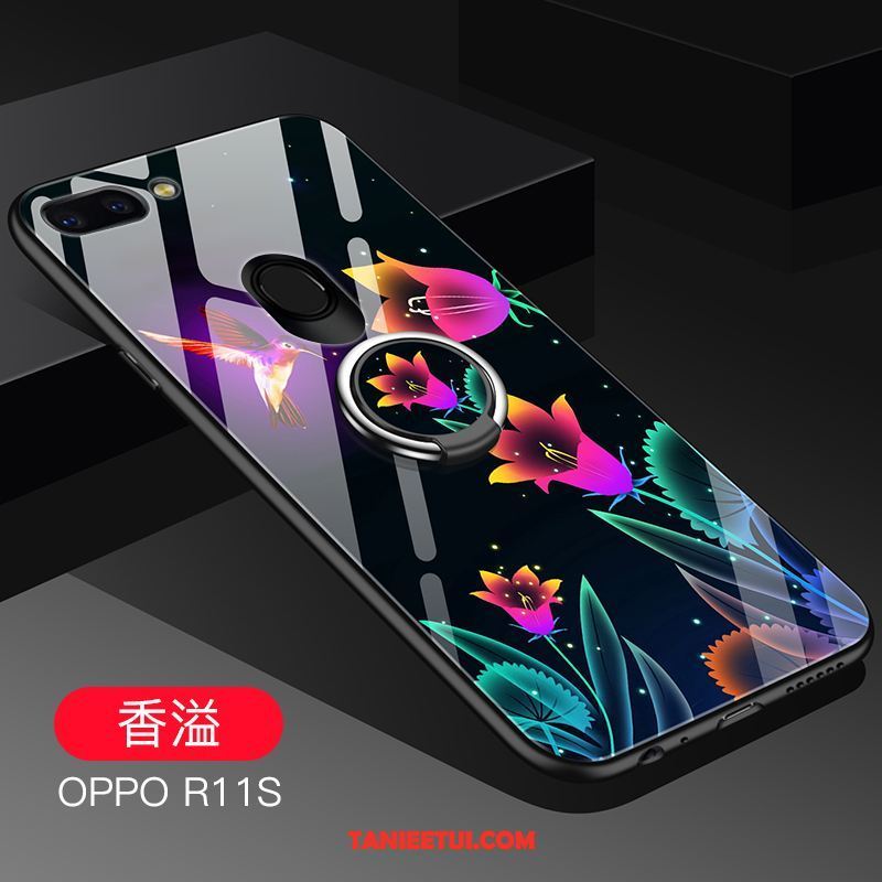 Etui Oppo R11s Szkło Nubuku Tendencja, Obudowa Oppo R11s Telefon Komórkowy All Inclusive Purpurowy