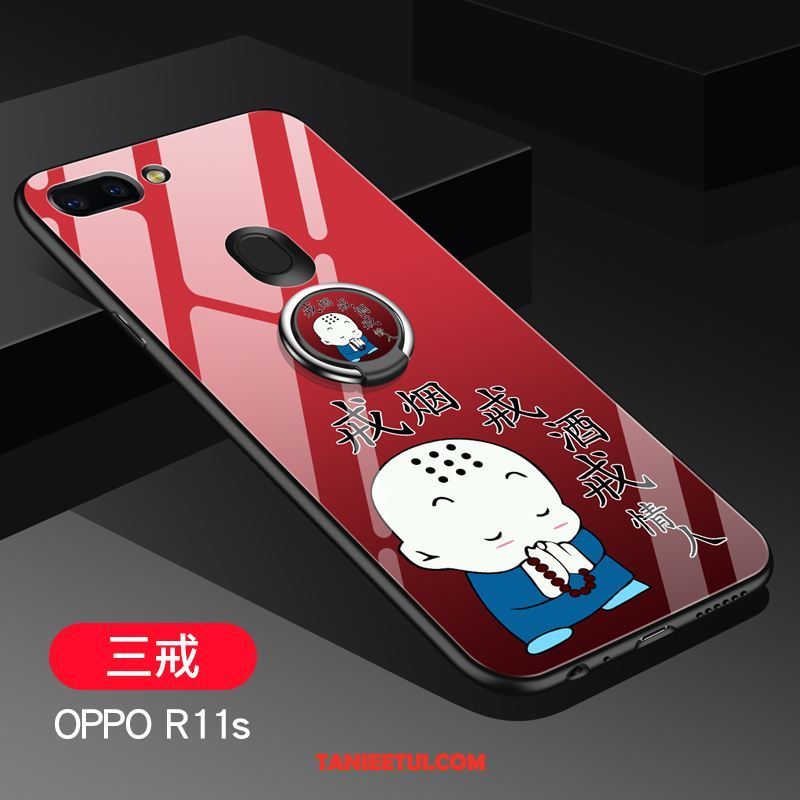 Etui Oppo R11s Szkło Nubuku Tendencja, Obudowa Oppo R11s Telefon Komórkowy All Inclusive Purpurowy