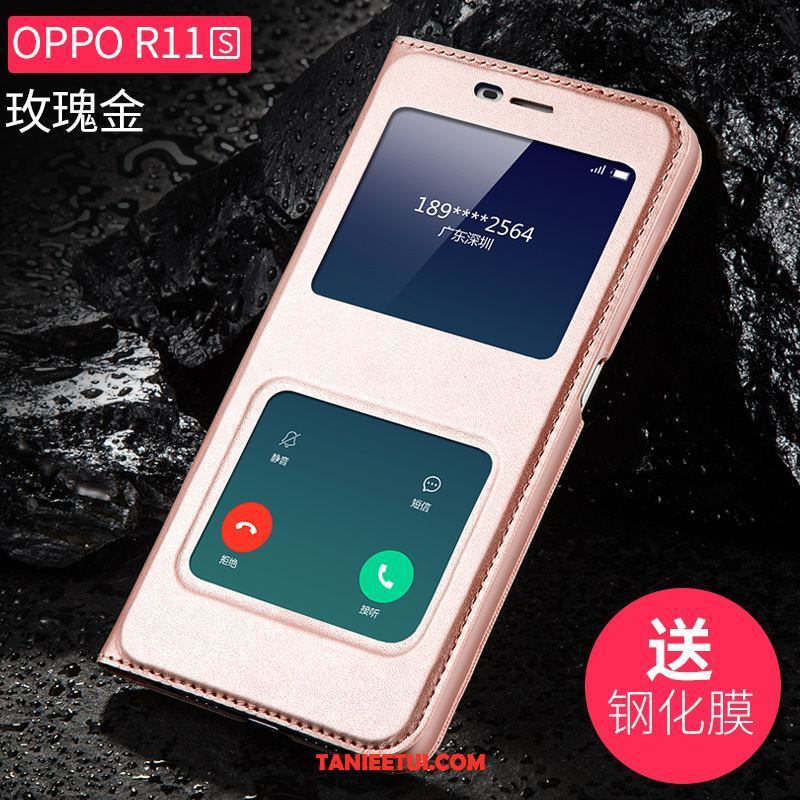 Etui Oppo R11s Trudno Ciemno Niebieski Ochraniacz, Pokrowce Oppo R11s Tendencja Skórzany Futerał Kreatywne