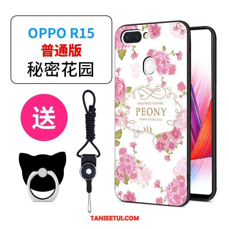 Etui Oppo R15 Anti-fall Ochraniacz Kreatywne, Futerał Oppo R15 Miękki Tendencja Czarny