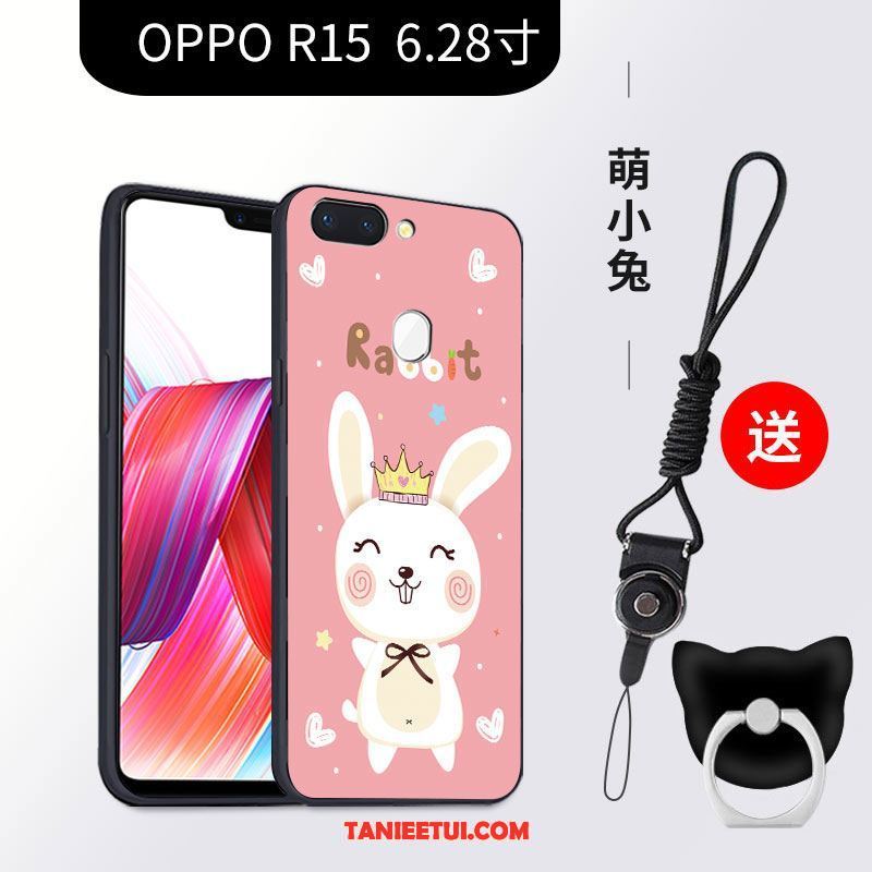 Etui Oppo R15 Anti-fall Ochraniacz Kreatywne, Futerał Oppo R15 Miękki Tendencja Czarny