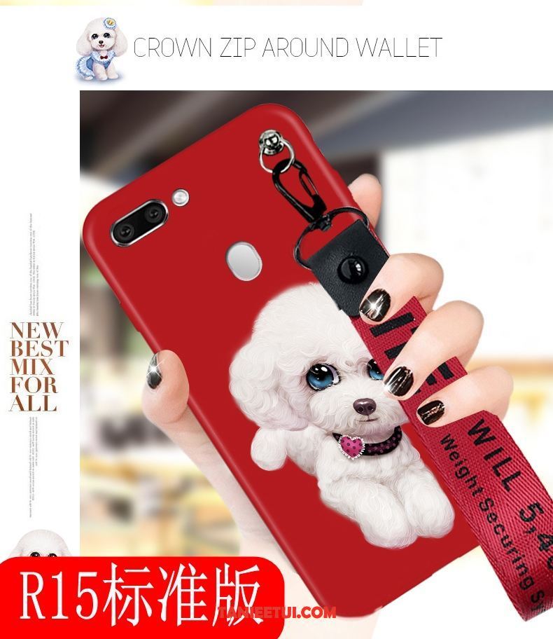 Etui Oppo R15 Anti-fall Telefon Komórkowy Czarny, Futerał Oppo R15 Osobowość Piękny