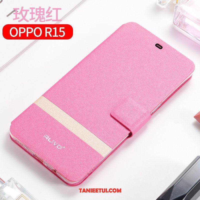 Etui Oppo R15 Klapa Silikonowe All Inclusive, Obudowa Oppo R15 Skórzany Futerał Ochraniacz Miękki