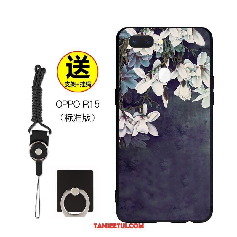 Etui Oppo R15 Kreatywne Silikonowe Kreskówka, Pokrowce Oppo R15 Czerwony Netto Nubuku Zakochani