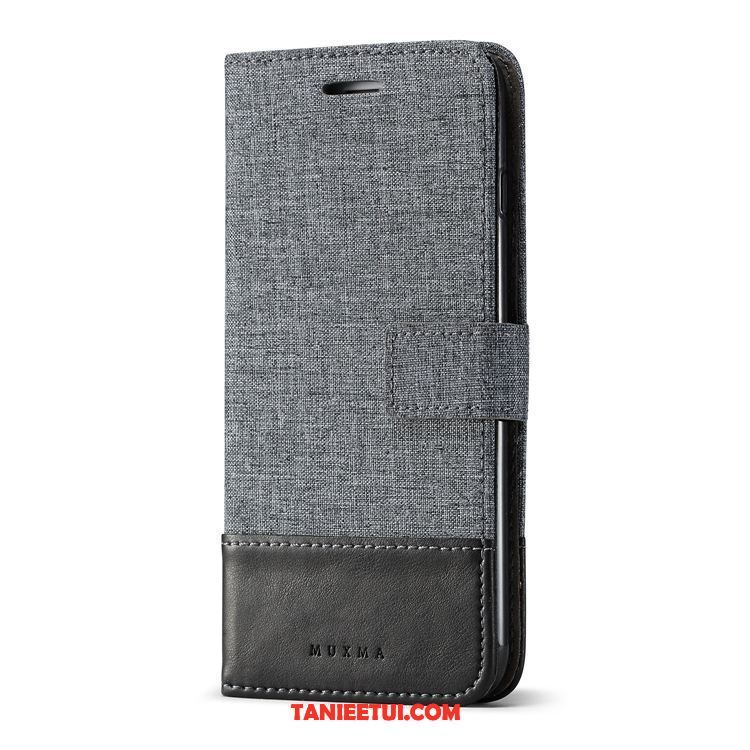 Etui Oppo R15 Pro Anti-fall Wspornik Denim, Pokrowce Oppo R15 Pro Skórzany Futerał Karta Ochraniacz Braun