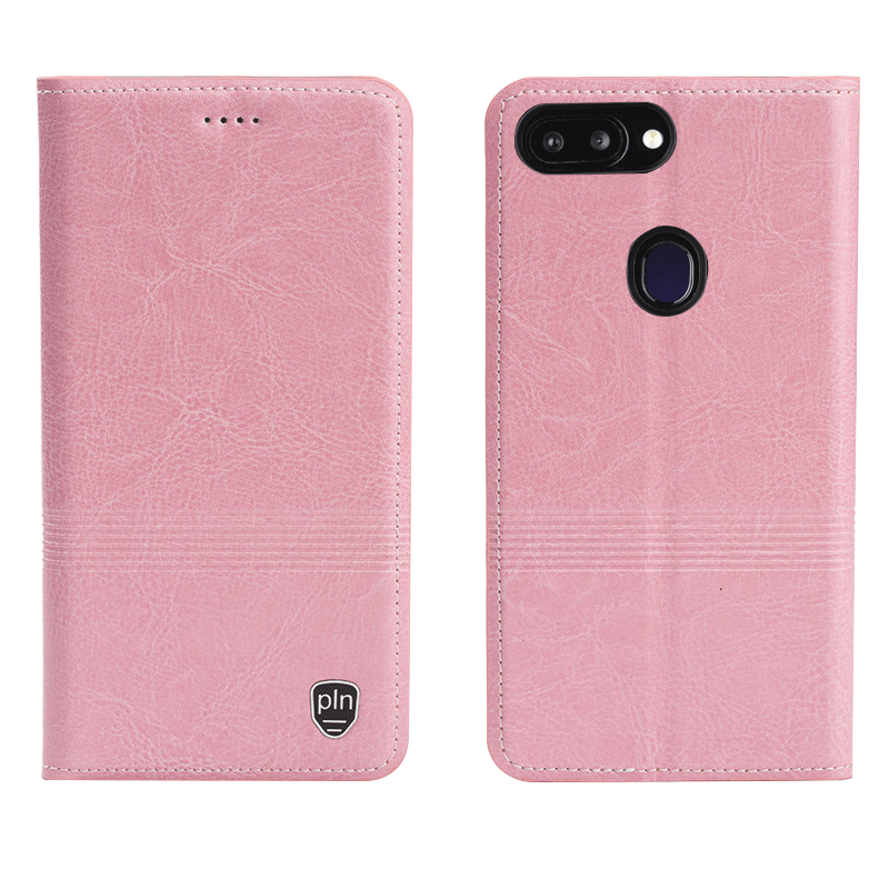 Etui Oppo R15 Pro Czarny Ochraniacz Skórzany Futerał, Obudowa Oppo R15 Pro Telefon Komórkowy