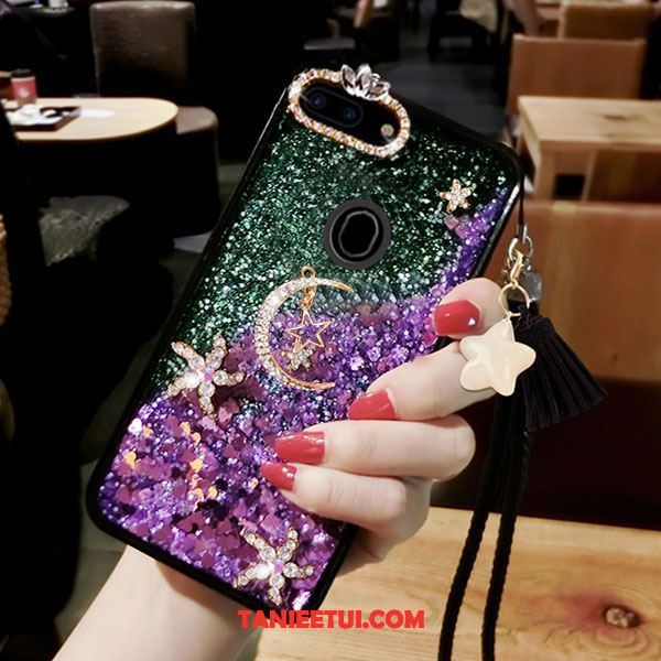 Etui Oppo R15 Pro Quicksand Rhinestone Tendencja, Obudowa Oppo R15 Pro Ochraniacz Anti-fall Telefon Komórkowy