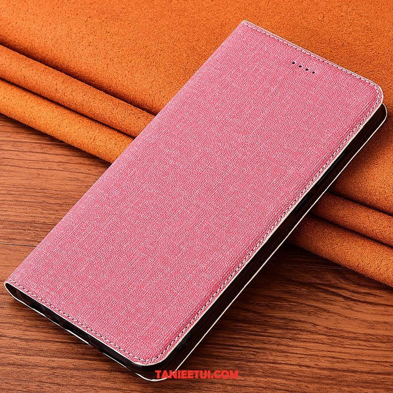 Etui Oppo R15 Pro Silikonowe Bawełna I Len Skórzany Futerał, Obudowa Oppo R15 Pro Drukowanie All Inclusive Miękki Braun