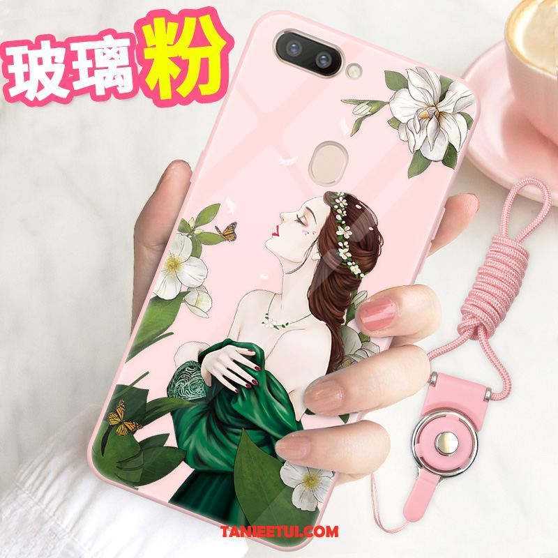 Etui Oppo R15 Pro Wiszące Ozdoby Osobowość Moda, Pokrowce Oppo R15 Pro Czarny Silikonowe Szkło