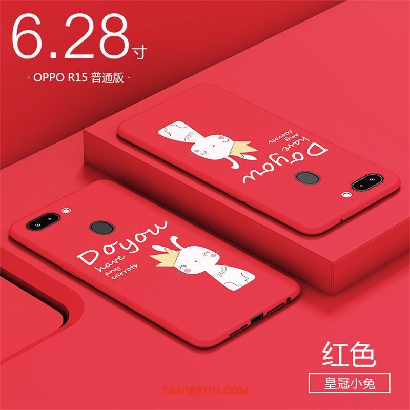 Etui Oppo R15 Silikonowe Osobowość Nubuku, Obudowa Oppo R15 Miękki Niebieski Telefon Komórkowy