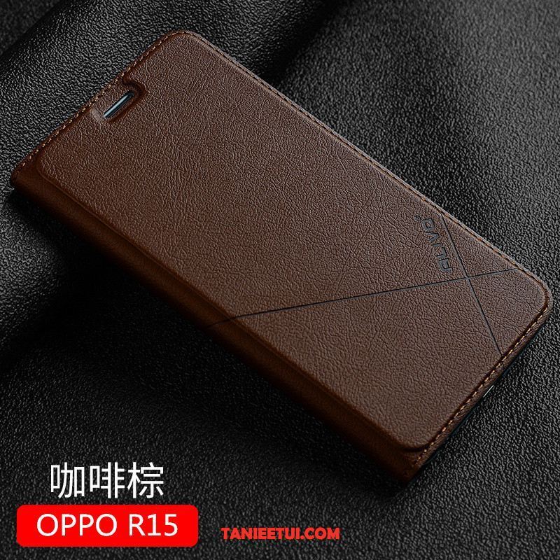 Etui Oppo R15 Tendencja Telefon Komórkowy Anti-fall, Pokrowce Oppo R15 Nowy Czerwony Klapa