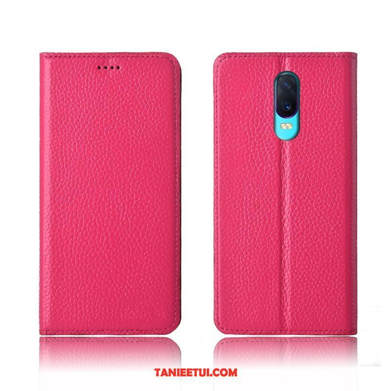 Etui Oppo R17 All Inclusive Anti-fall Silikonowe, Pokrowce Oppo R17 Ochraniacz Prawdziwa Skóra Litchi