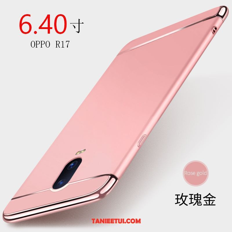 Etui Oppo R17 All Inclusive Czarny Silikonowe, Futerał Oppo R17 Nubuku Telefon Komórkowy Czerwony Netto