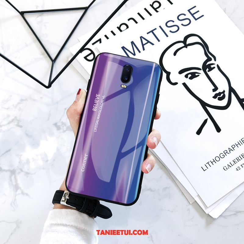 Etui Oppo R17 All Inclusive Szkło Kolor Gradientu, Pokrowce Oppo R17 Zakochani Czerwony Netto Purpurowy