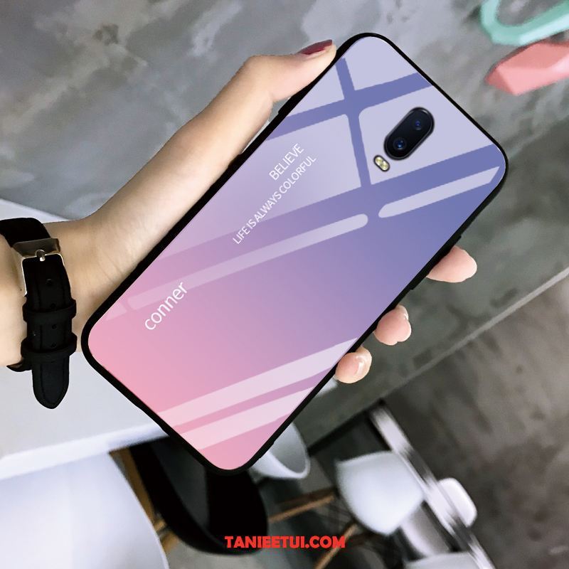 Etui Oppo R17 All Inclusive Szkło Kolor Gradientu, Pokrowce Oppo R17 Zakochani Czerwony Netto Purpurowy