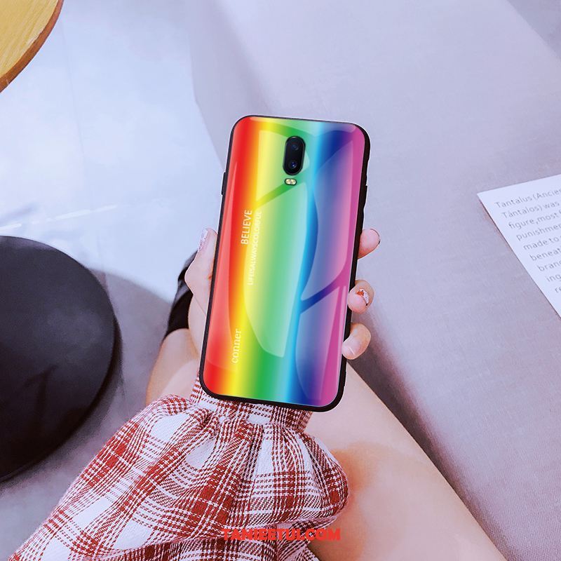 Etui Oppo R17 All Inclusive Szkło Kolor Gradientu, Pokrowce Oppo R17 Zakochani Czerwony Netto Purpurowy