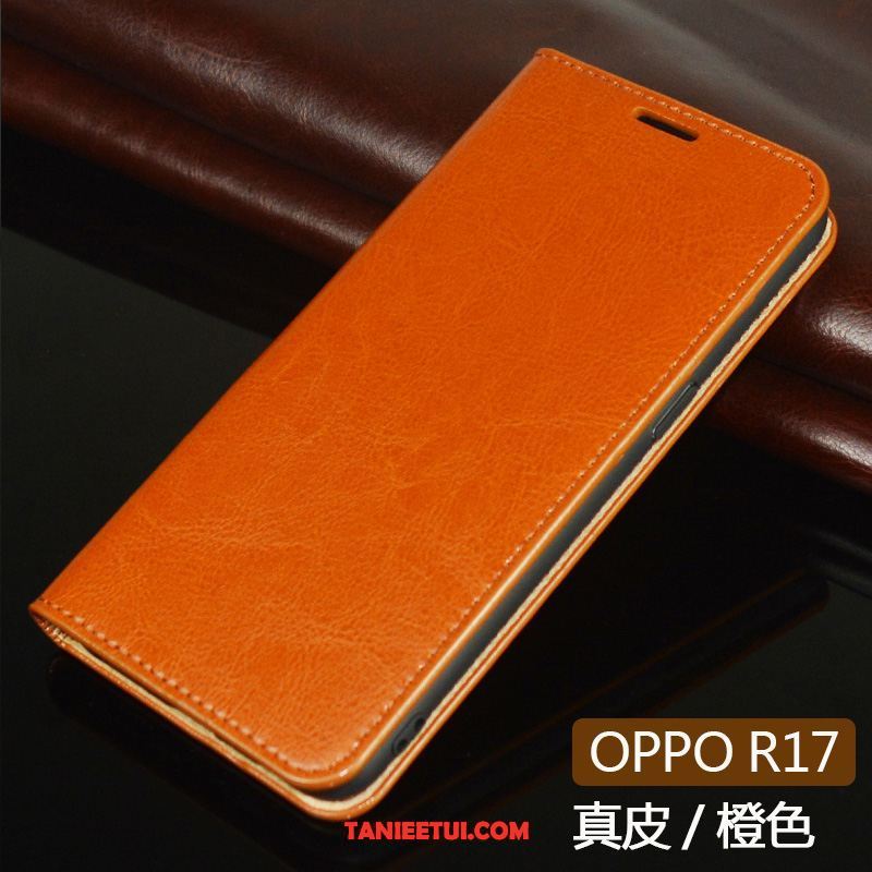 Etui Oppo R17 All Inclusive Telefon Komórkowy Złoto, Pokrowce Oppo R17 Prawdziwa Skóra Ochraniacz Biznes