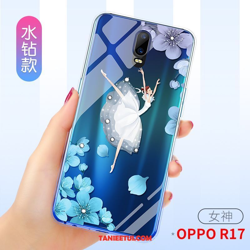 Etui Oppo R17 Anti-fall Cienkie Kreatywne, Futerał Oppo R17 Osobowość Telefon Komórkowy Przezroczysty