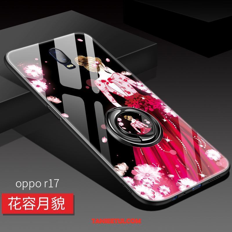 Etui Oppo R17 Cienkie Czerwony Tendencja, Pokrowce Oppo R17 Czerwony Netto Anti-fall Telefon Komórkowy