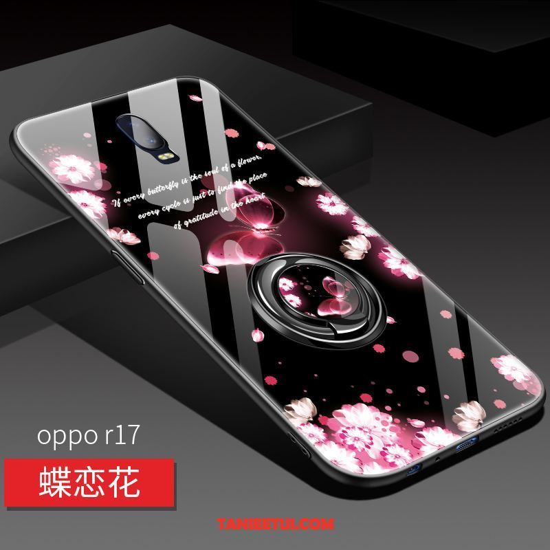 Etui Oppo R17 Cienkie Czerwony Tendencja, Pokrowce Oppo R17 Czerwony Netto Anti-fall Telefon Komórkowy