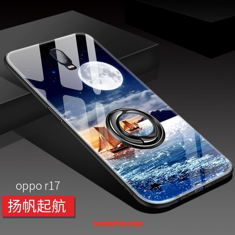 Etui Oppo R17 Cienkie Czerwony Tendencja, Pokrowce Oppo R17 Czerwony Netto Anti-fall Telefon Komórkowy