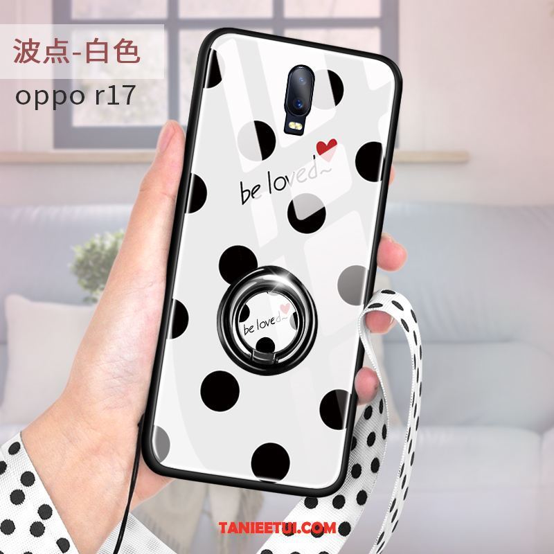 Etui Oppo R17 Cienkie Czerwony Tendencja, Pokrowce Oppo R17 Czerwony Netto Anti-fall Telefon Komórkowy