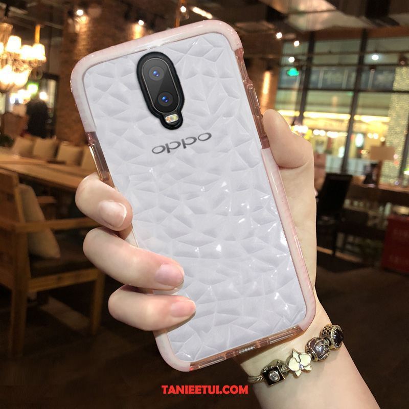 Etui Oppo R17 Kreatywne Silikonowe All Inclusive, Futerał Oppo R17 Czerwony Netto Miękki Czarny