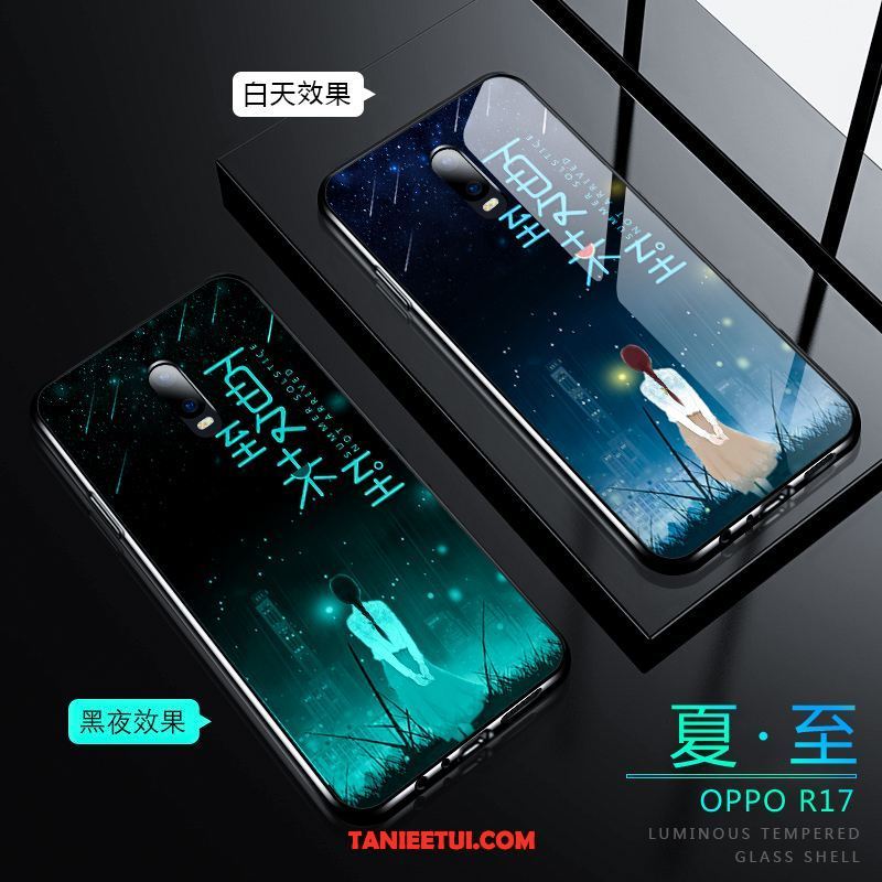 Etui Oppo R17 Kreatywne Zielony Ochraniacz, Pokrowce Oppo R17 Świecące Telefon Komórkowy Tendencja