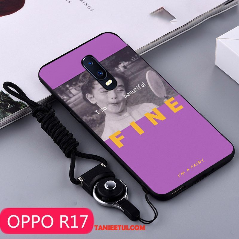 Etui Oppo R17 Mały Tendencja Telefon Komórkowy, Obudowa Oppo R17 Kaczka Kreatywne Silikonowe