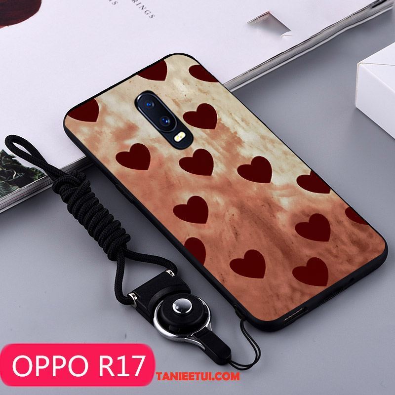 Etui Oppo R17 Mały Tendencja Telefon Komórkowy, Obudowa Oppo R17 Kaczka Kreatywne Silikonowe